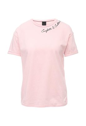 LOST INK  COCKTAILS NECK PRINT TEE