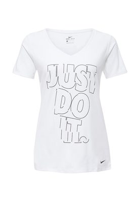 NIKE   W NK DRY TEE LEG VNECK JDI